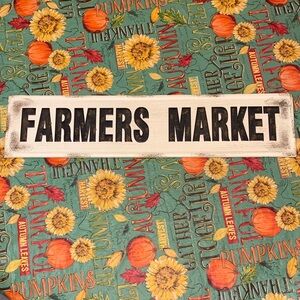 Farmers Market Sign